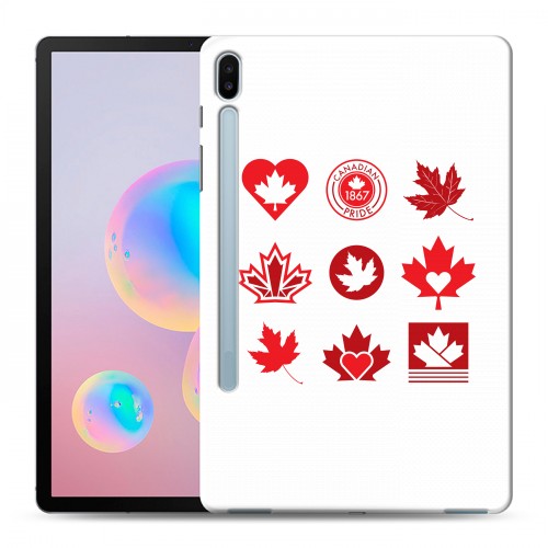 Дизайнерский силиконовый чехол для Samsung Galaxy Tab S6 Флаг Канады