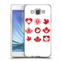 Дизайнерский пластиковый чехол для Samsung Galaxy A5 Флаг Канады