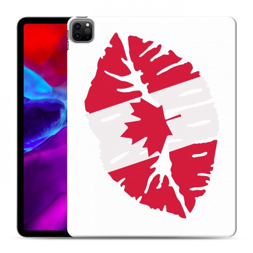 Полупрозрачный дизайнерский пластиковый чехол для Ipad Pro 12.9 (2020) Флаг Канады