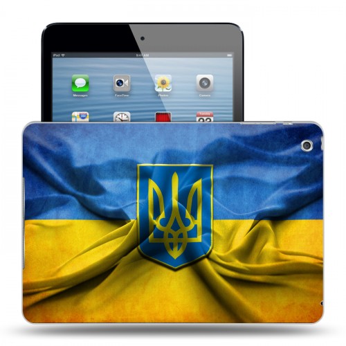 Дизайнерский пластиковый чехол для Ipad Mini флаг Украины