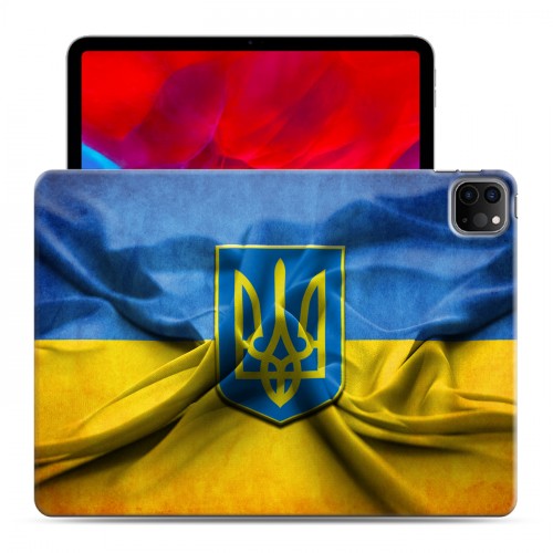 Дизайнерский силиконовый с усиленными углами чехол для Ipad Pro 11 (2020) флаг Украины