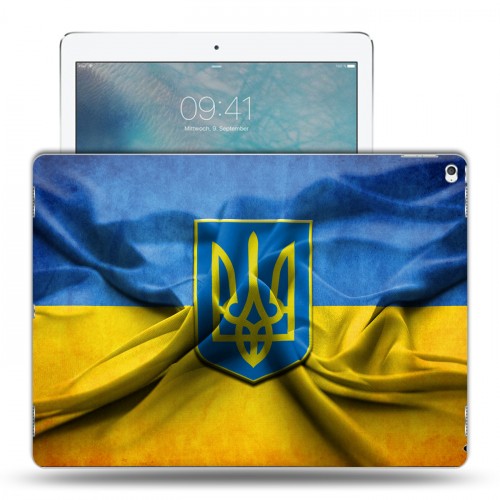 Дизайнерский пластиковый чехол для Ipad Pro флаг Украины