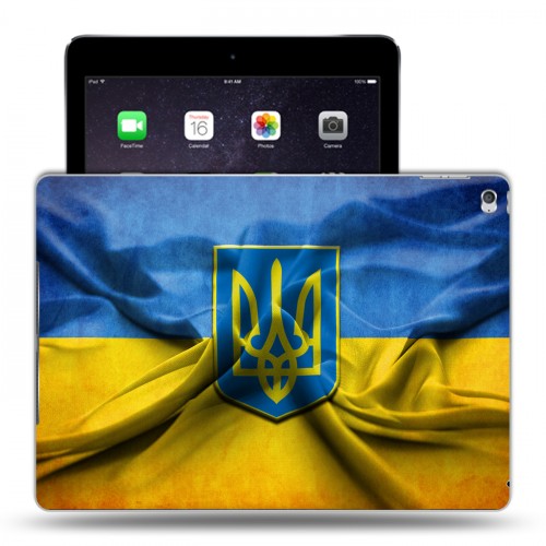 Дизайнерский пластиковый чехол для Ipad Air 2 флаг Украины