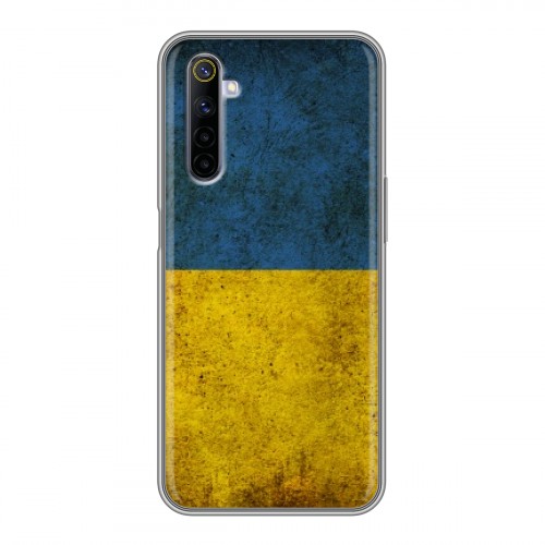 Дизайнерский силиконовый чехол для Realme 6 флаг Украины