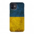 Дизайнерский силиконовый чехол для Iphone 12 флаг Украины