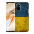 Дизайнерский пластиковый чехол для OnePlus 8T флаг Украины