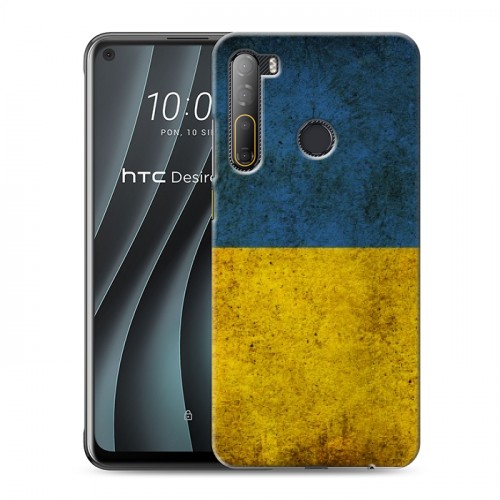 Дизайнерский силиконовый чехол для HTC Desire 20 Pro флаг Украины