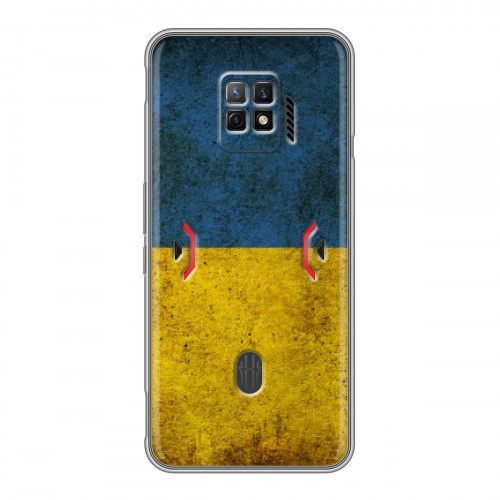 Дизайнерский силиконовый чехол для ZTE Nubia Red Magic 7 Pro флаг Украины