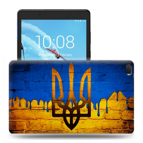 Дизайнерский силиконовый чехол для Lenovo Tab E8 флаг Украины