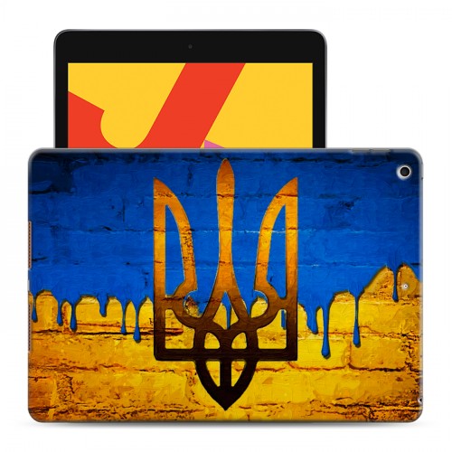 Дизайнерский силиконовый чехол для Ipad 10.2 (2019) флаг Украины