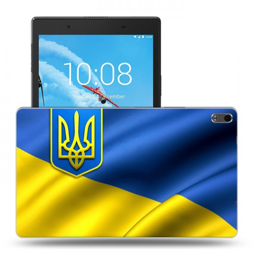 Дизайнерский силиконовый чехол для Lenovo Tab 4 8 Plus флаг Украины