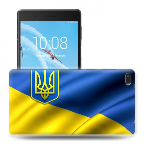 Дизайнерский силиконовый чехол для Lenovo Tab 4 7 Essential флаг Украины
