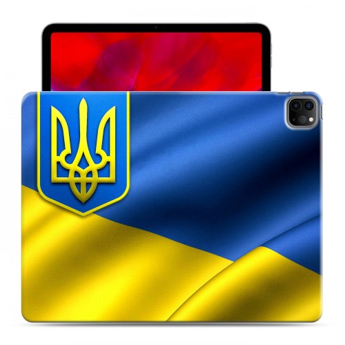 Дизайнерский пластиковый чехол для Ipad Pro 12.9 (2020) флаг Украины