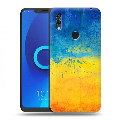 Дизайнерский силиконовый чехол для Alcatel 5V флаг Украины