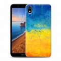 Дизайнерский силиконовый чехол для Xiaomi RedMi 7A флаг Украины