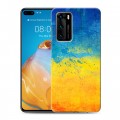 Дизайнерский пластиковый чехол для Huawei P40 флаг Украины