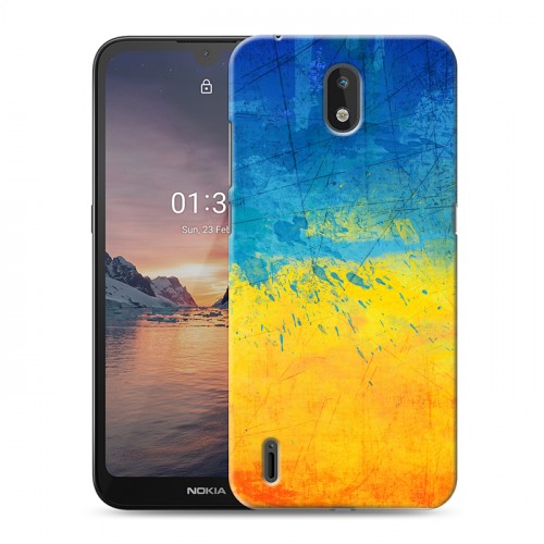 Дизайнерский силиконовый чехол для Nokia 1.3 флаг Украины