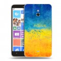 Дизайнерский пластиковый чехол для Nokia Lumia 1320 флаг Украины