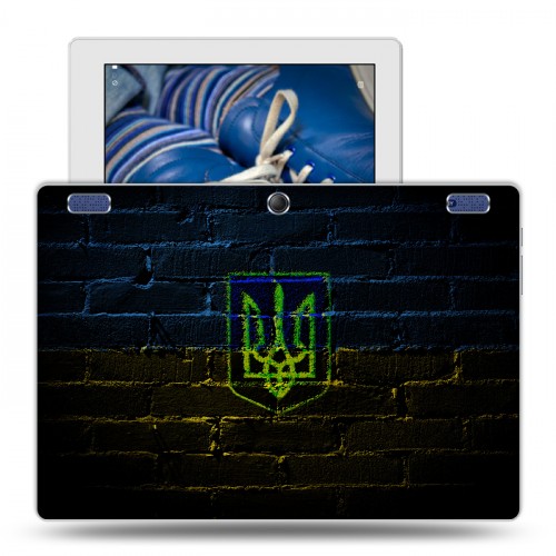 Дизайнерский силиконовый чехол для Lenovo Tab 2 A10-30 флаг Украины