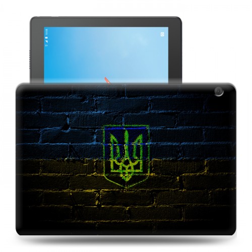 Дизайнерский силиконовый чехол для Lenovo Tab M10 флаг Украины
