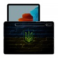 Дизайнерский силиконовый чехол для Samsung Galaxy Tab S7 флаг Украины