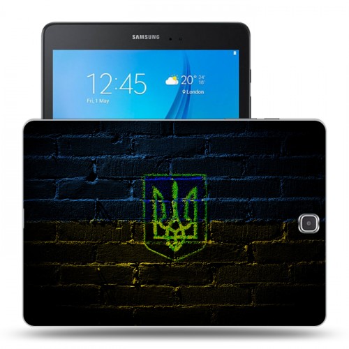 Дизайнерский силиконовый чехол для Samsung Galaxy Tab A 9.7 флаг Украины