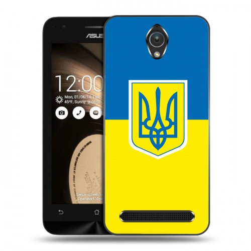 Дизайнерский пластиковый чехол для ASUS ZenFone Go 4.5 Флаг Украины