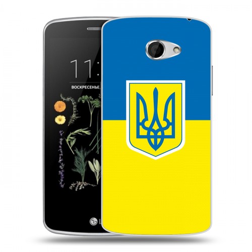 Дизайнерский пластиковый чехол для LG K5 Флаг Украины