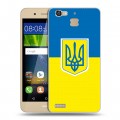 Дизайнерский пластиковый чехол для Huawei GR3 Флаг Украины