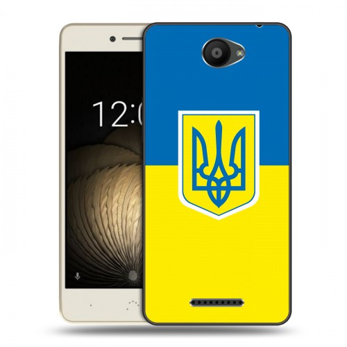 Дизайнерский силиконовый чехол для BQ Aquaris U Lite Флаг Украины
