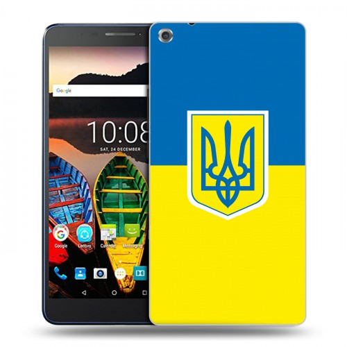 Дизайнерский силиконовый чехол для Lenovo Tab 3 7 Plus Флаг Украины