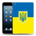 Дизайнерский пластиковый чехол для Ipad Mini Флаг Украины