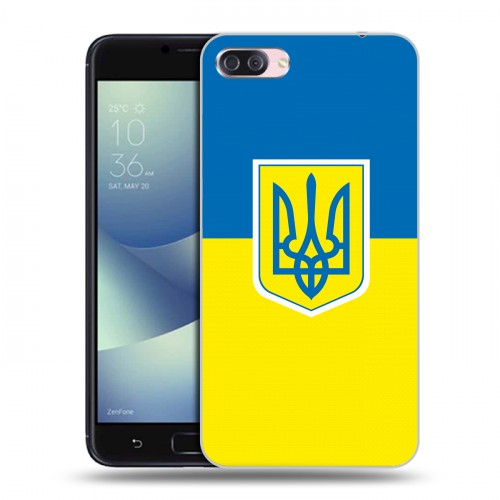 Дизайнерский пластиковый чехол для Asus ZenFone 4 Max Флаг Украины