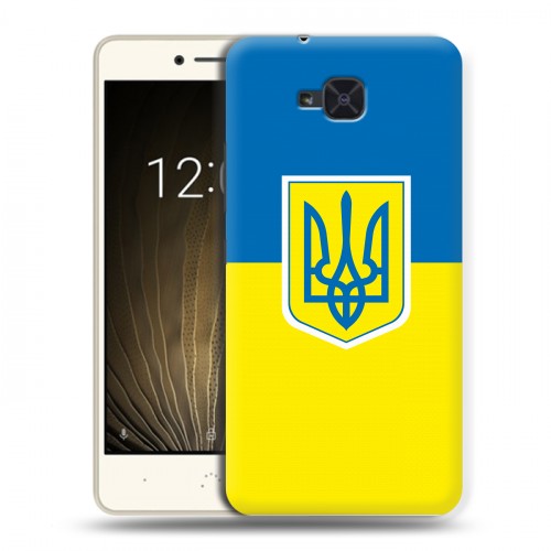 Дизайнерский силиконовый чехол для BQ Aquaris U2 Флаг Украины