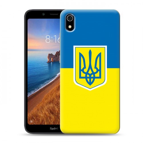 Дизайнерский силиконовый чехол для Xiaomi RedMi 7A Флаг Украины