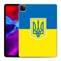 Дизайнерский силиконовый с усиленными углами чехол для Ipad Pro 11 (2020) Флаг Украины