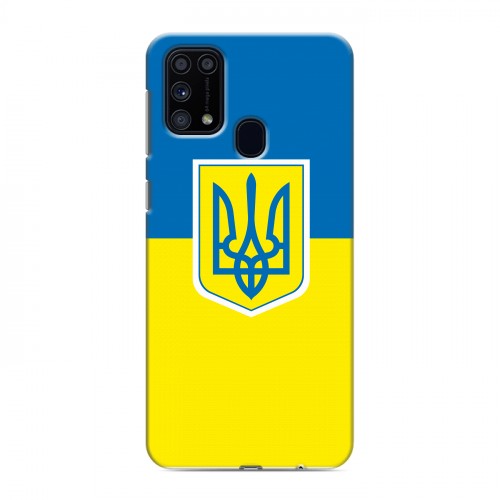 Дизайнерский силиконовый чехол для Samsung Galaxy M31 Флаг Украины