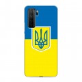 Дизайнерский силиконовый с усиленными углами чехол для Huawei Honor 30S Флаг Украины