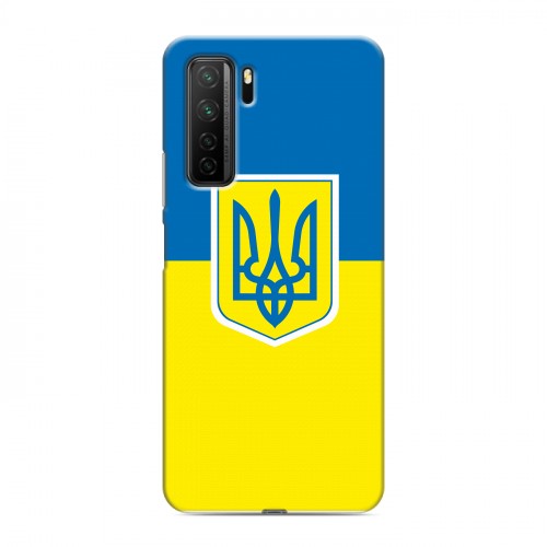 Дизайнерский силиконовый с усиленными углами чехол для Huawei Honor 30S Флаг Украины