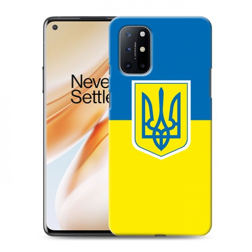 Дизайнерский пластиковый чехол для OnePlus 8T Флаг Украины