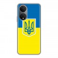 Дизайнерский силиконовый с усиленными углами чехол для Huawei Honor X7 Флаг Украины