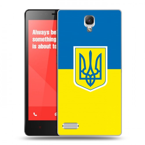 Дизайнерский силиконовый чехол для Xiaomi RedMi Note Флаг Украины