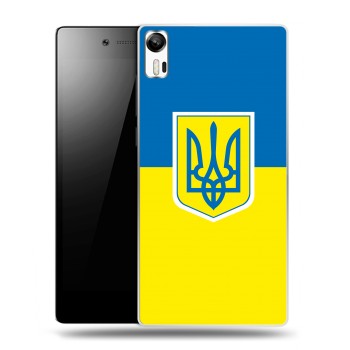 Дизайнерский силиконовый чехол для Lenovo Vibe Shot Флаг Украины (на заказ)