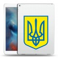 Полупрозрачный дизайнерский пластиковый чехол для Ipad Pro Флаг Украины