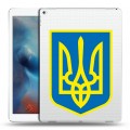 Полупрозрачный дизайнерский пластиковый чехол для Ipad Pro Флаг Украины