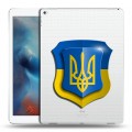 Полупрозрачный дизайнерский пластиковый чехол для Ipad Pro Флаг Украины