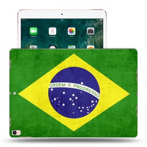 Дизайнерский пластиковый чехол для Ipad Pro 10.5 флаг Бразилии