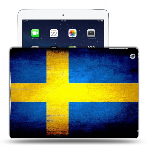 Дизайнерский силиконовый чехол для Ipad (2017) флаг Швеции
