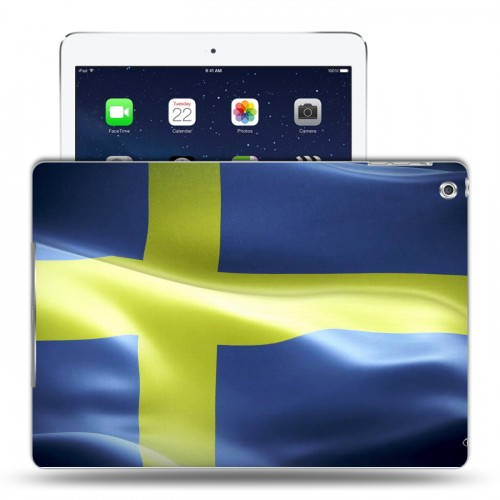 Дизайнерский силиконовый чехол для Ipad (2017) флаг Швеции