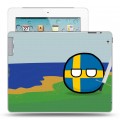 Дизайнерский пластиковый чехол для Ipad 2/3/4 флаг Швеции